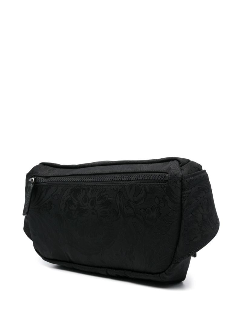 Black Barocco-jacquard Belt Bag