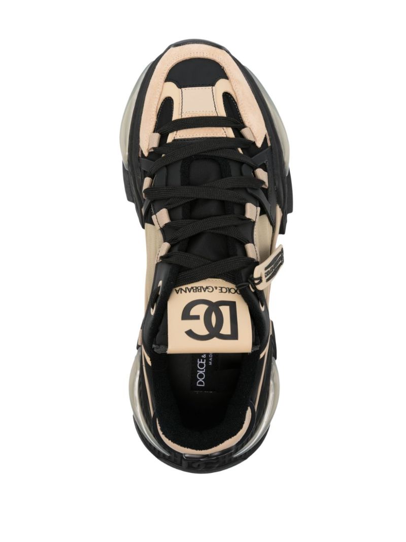 Neutral Airmaster Panelled Sneakers