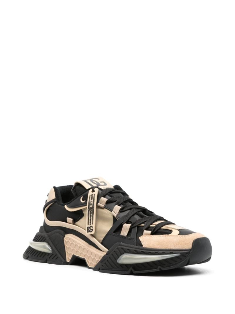 Neutral Airmaster Panelled Sneakers