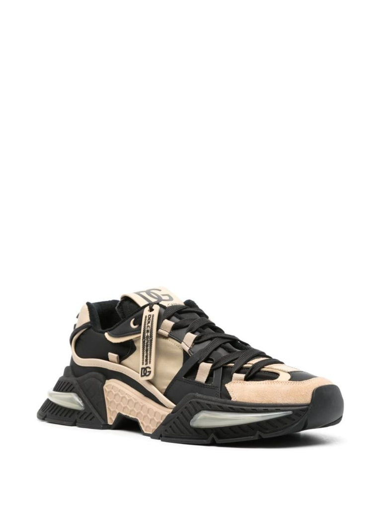 Neutral Airmaster Panelled Sneakers