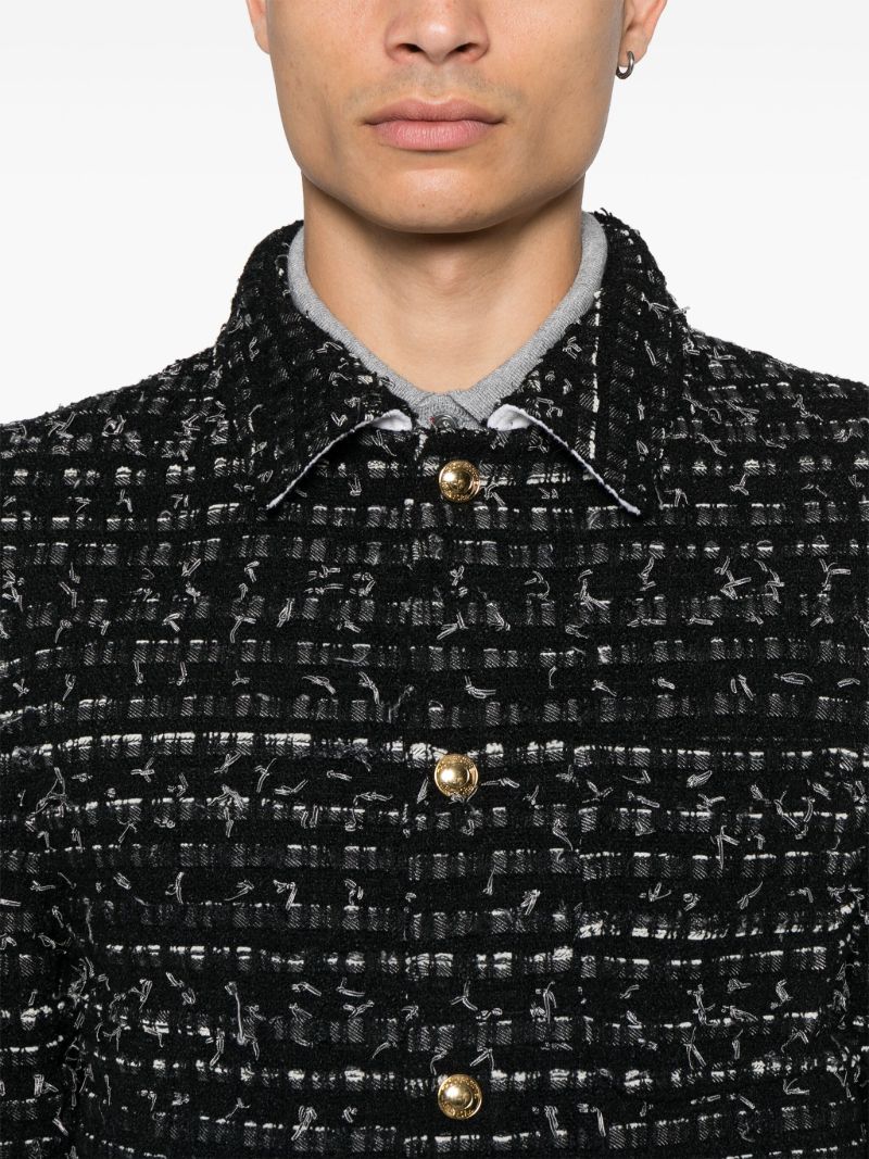 Denim Ribbon Tweed Jacket