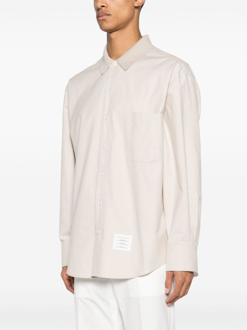 Neutral Rwb Cotton Shirt