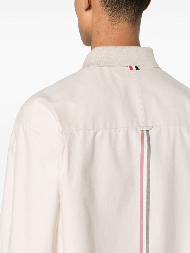 Neutral Rwb Cotton Shirt