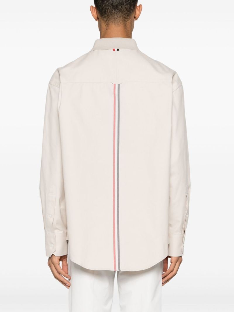 Neutral Rwb Cotton Shirt