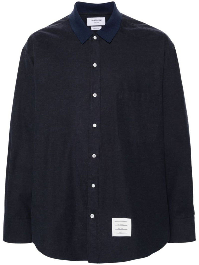 Blue Rwb Cotton Shirt