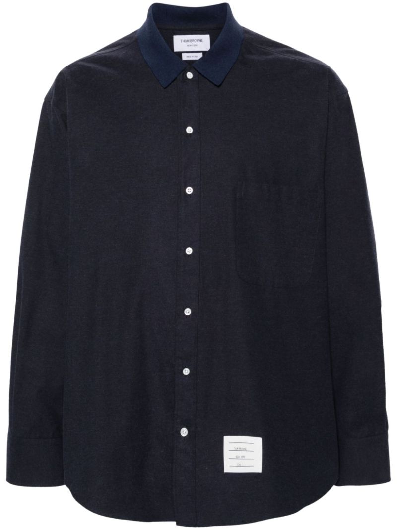 Blue Rwb Cotton Shirt