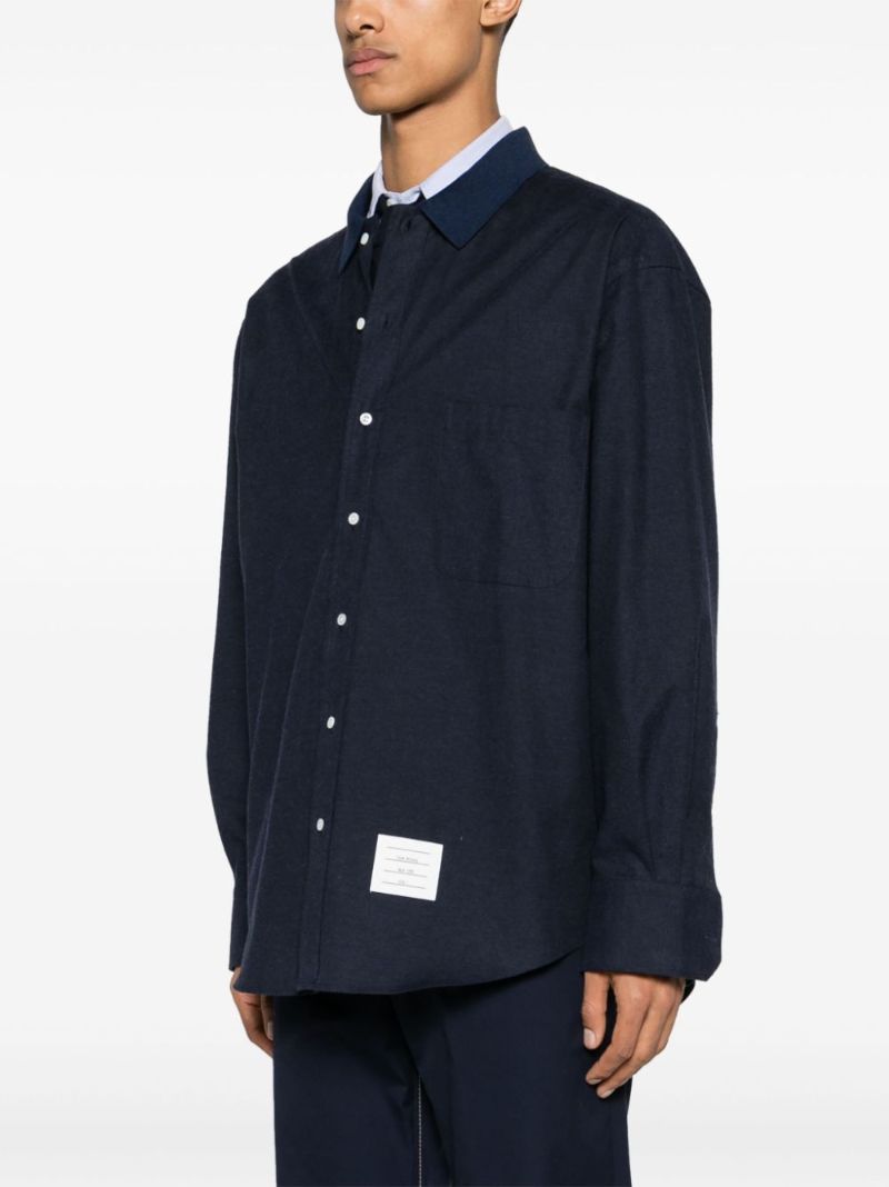 Blue Rwb Cotton Shirt