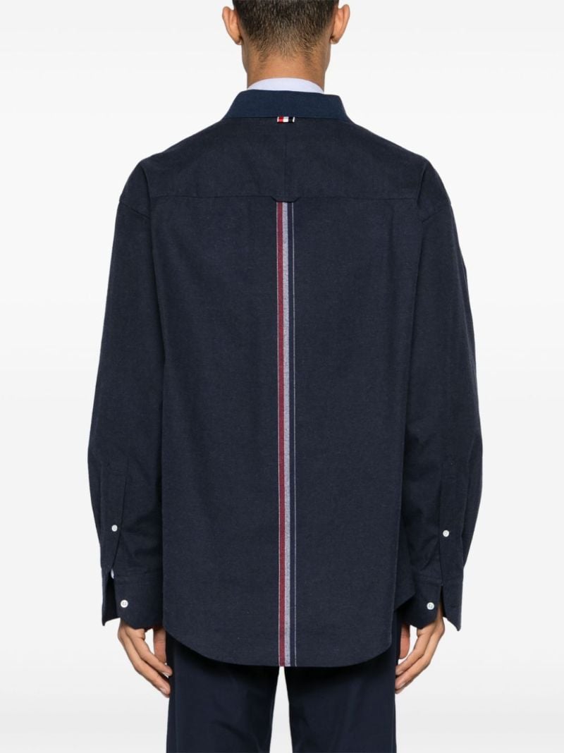 Blue Rwb Cotton Shirt