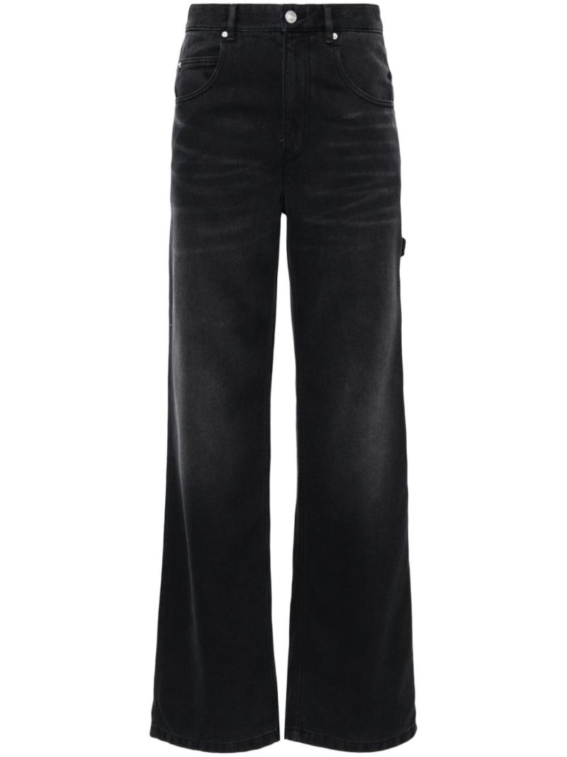 Black Bymara Carpenter Wide-leg Jeans