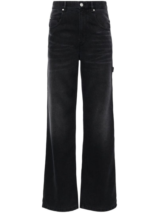 Black Bymara Carpenter Wide-leg Jeans