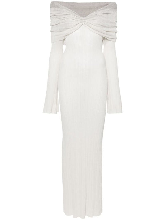Grey Joysa Off-shoulder Gown