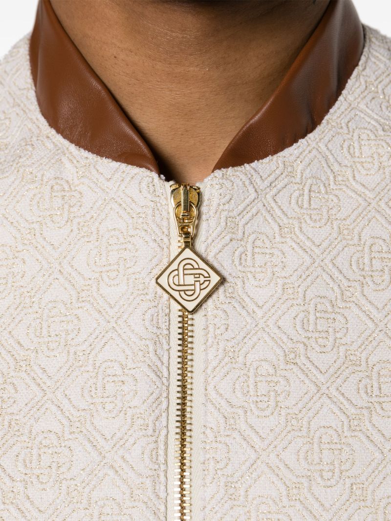 Neutral Monogram Jacquard Souvenir Jacket