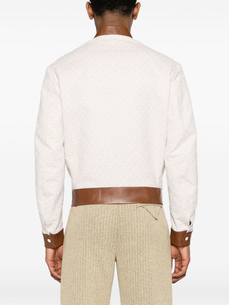Neutral Monogram Jacquard Souvenir Jacket