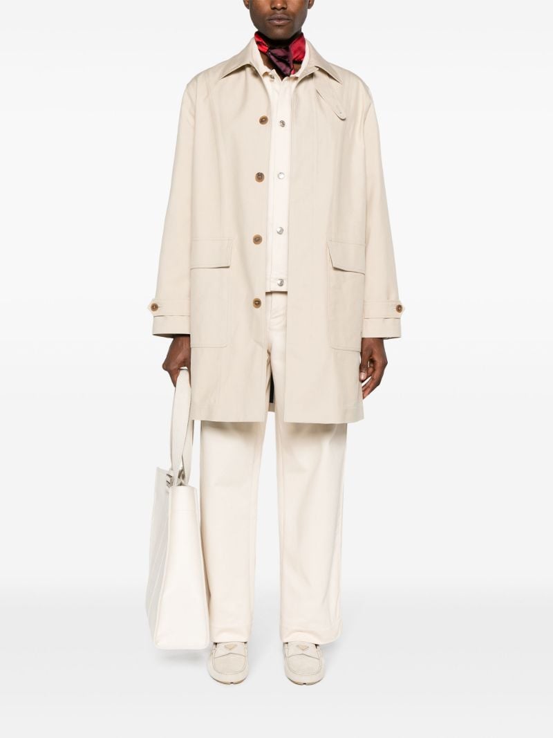White Workwear Straight-leg Jeans