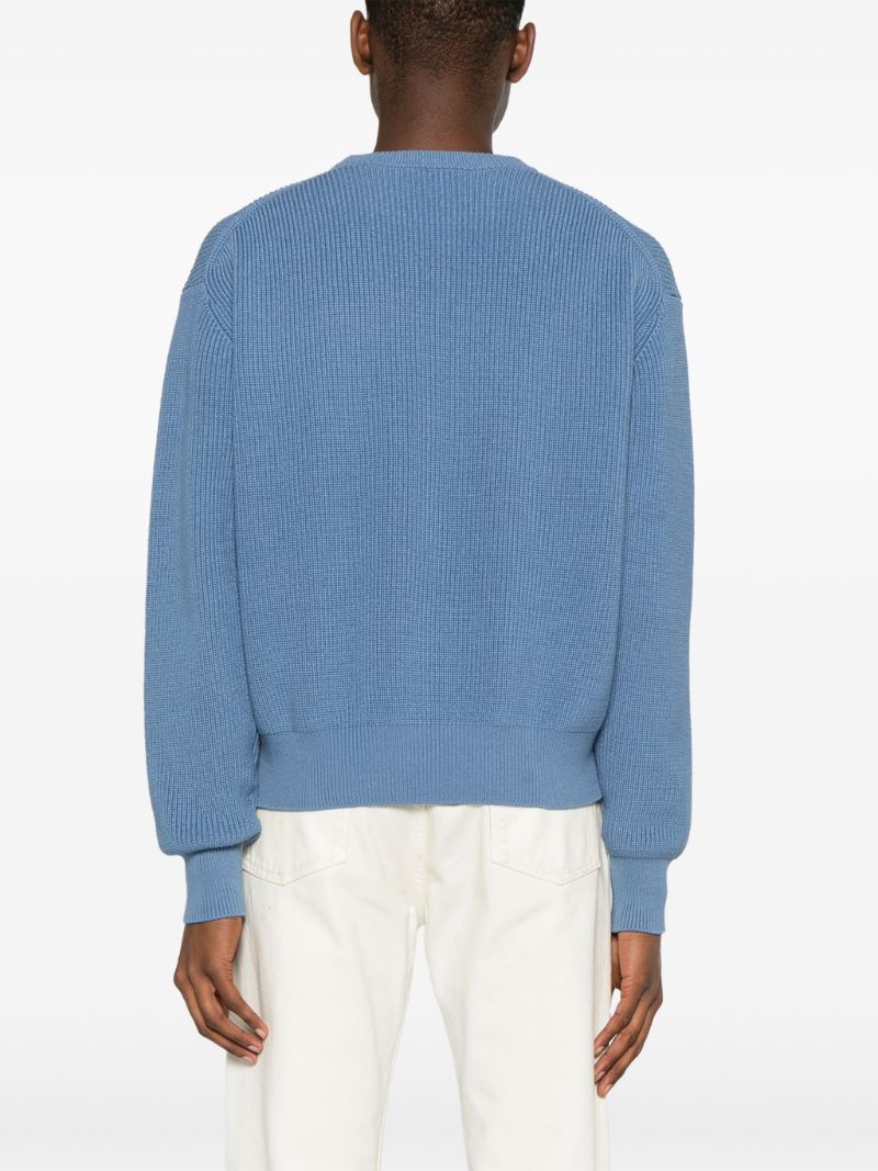 Blue Bold Fox Head Jumper