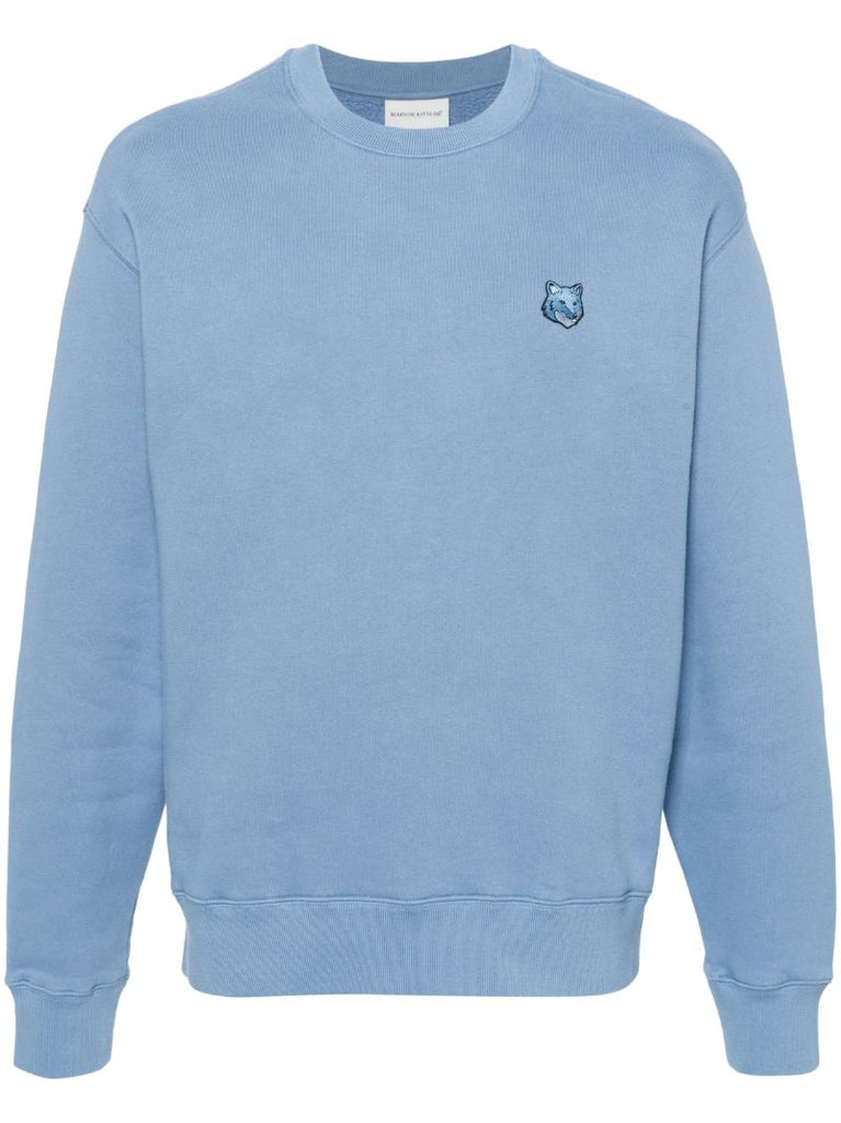 Blue Bold Fox Head Sweatshirt