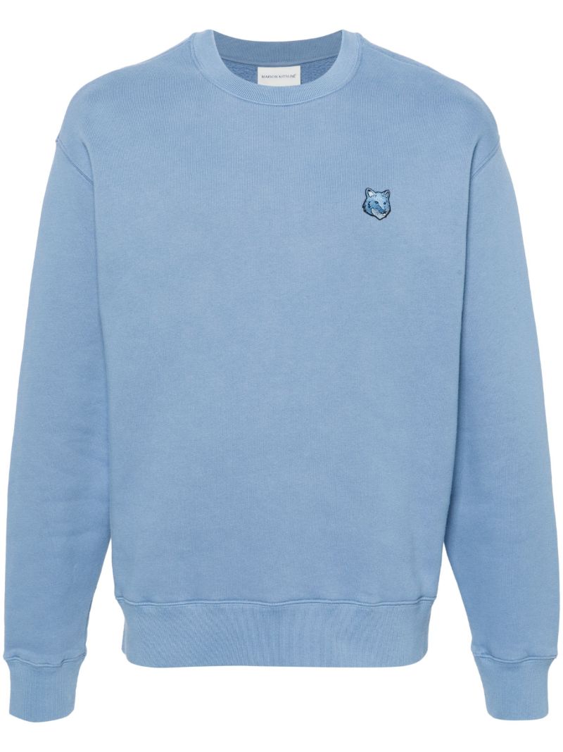 Blue Bold Fox Head Sweatshirt
