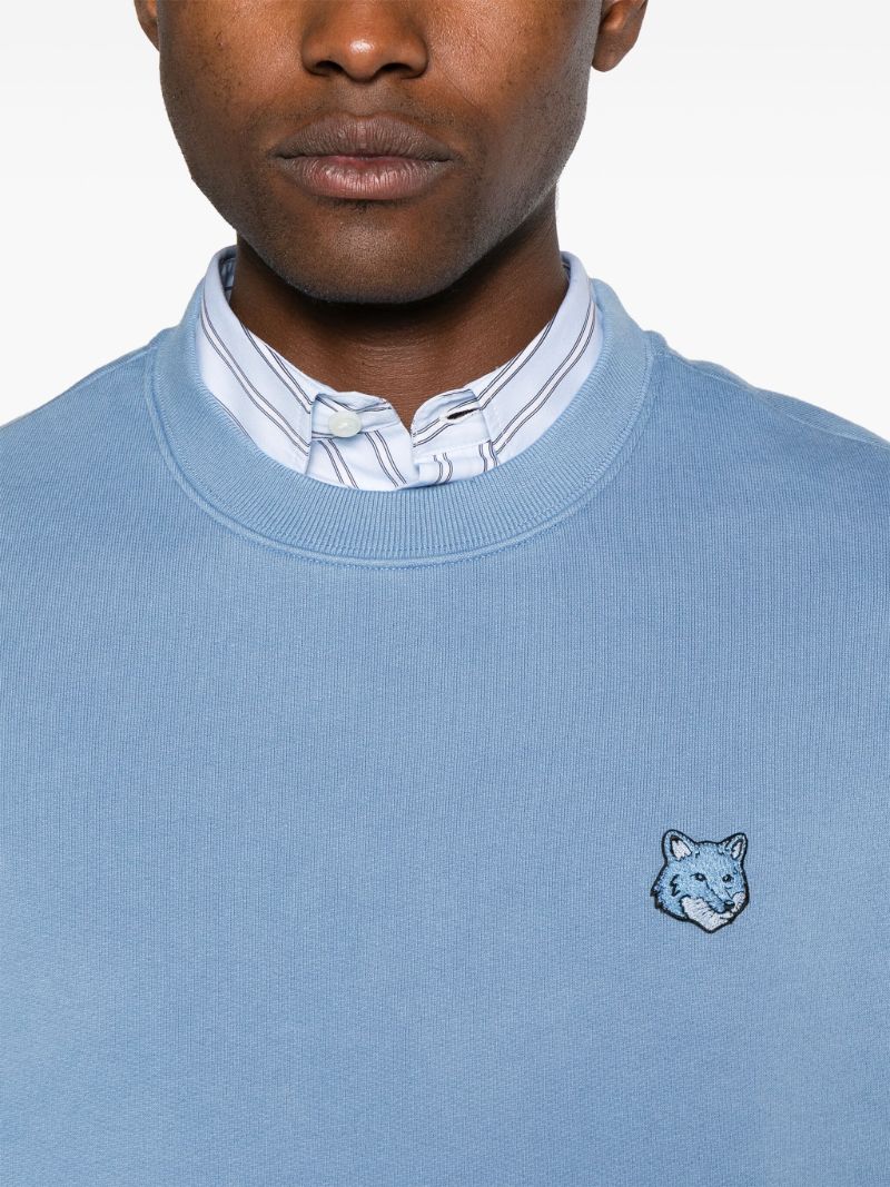 Blue Bold Fox Head Sweatshirt