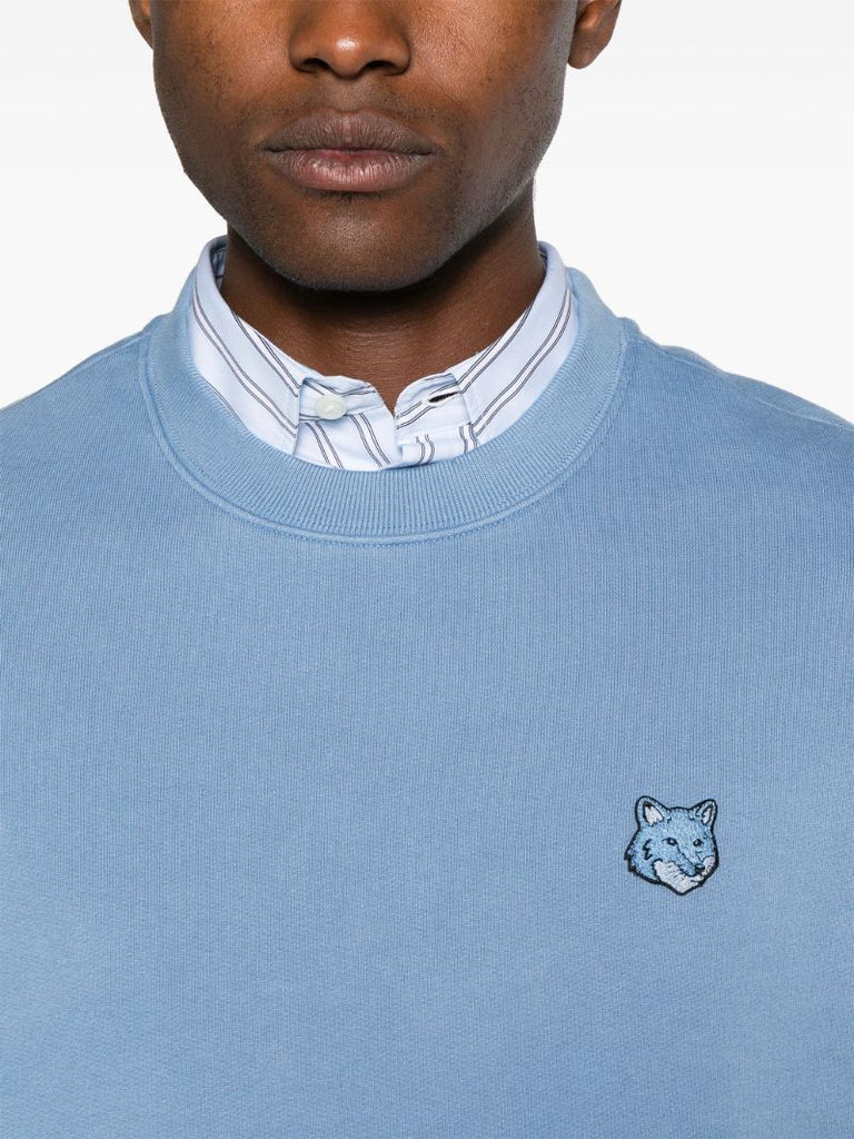 Blue Bold Fox Head Sweatshirt