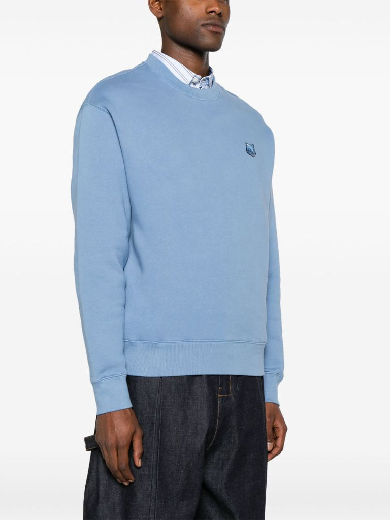 Blue Bold Fox Head Sweatshirt