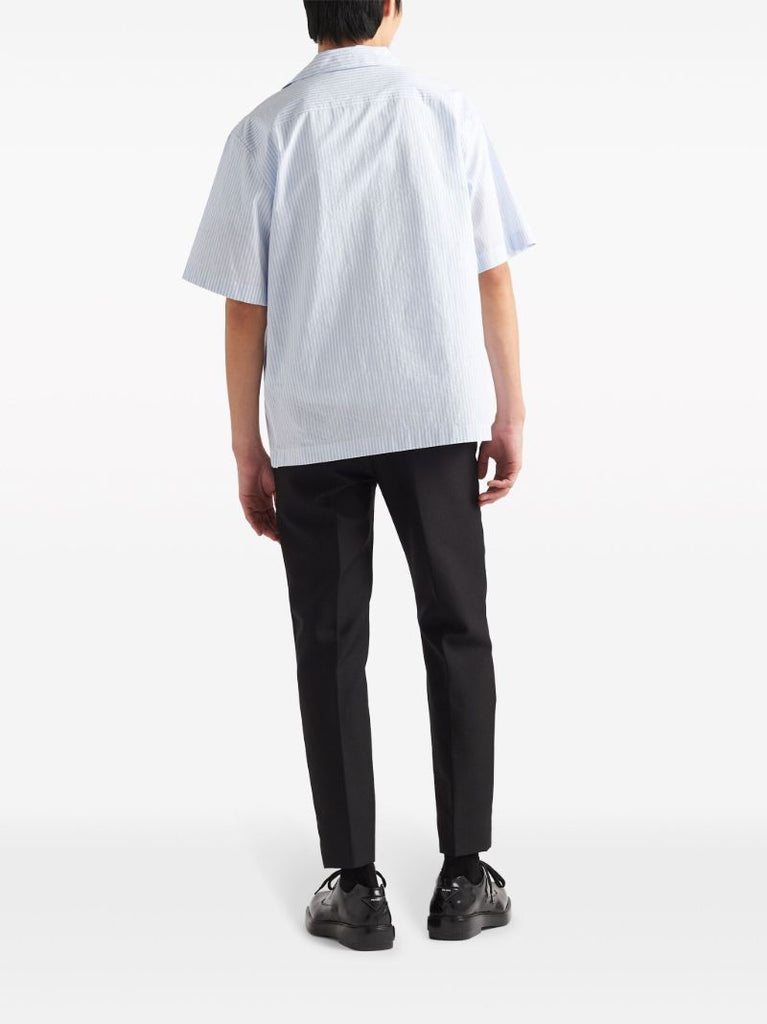 White Striped Cotton Shirt