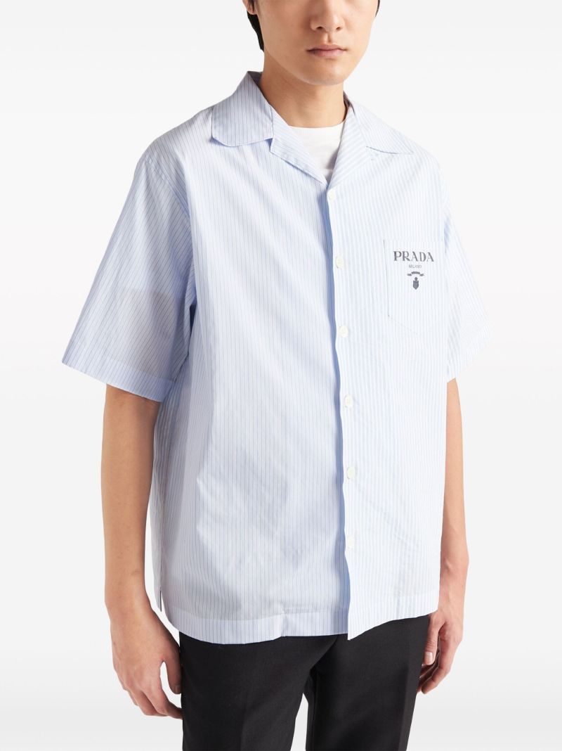 White Striped Cotton Shirt