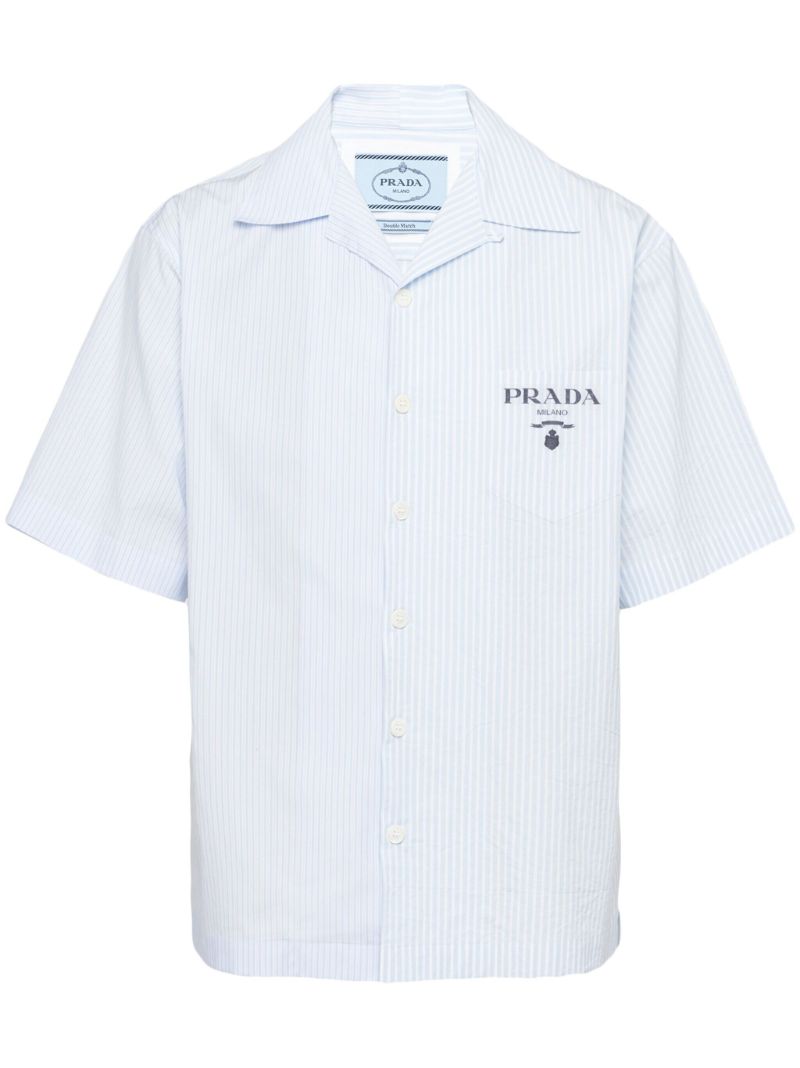 White Striped Cotton Shirt
