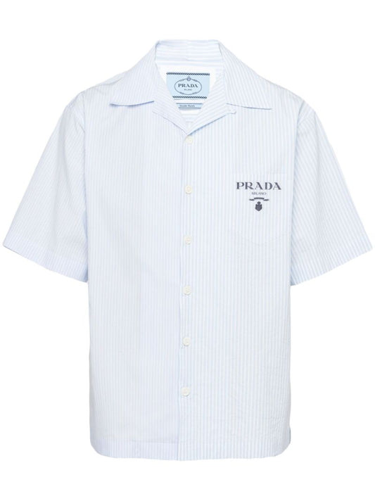 White Striped Cotton Shirt