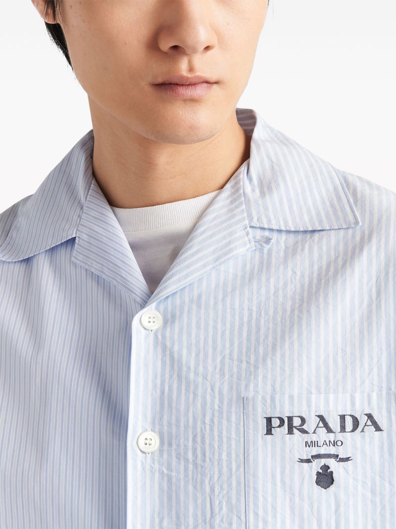 White Striped Cotton Shirt