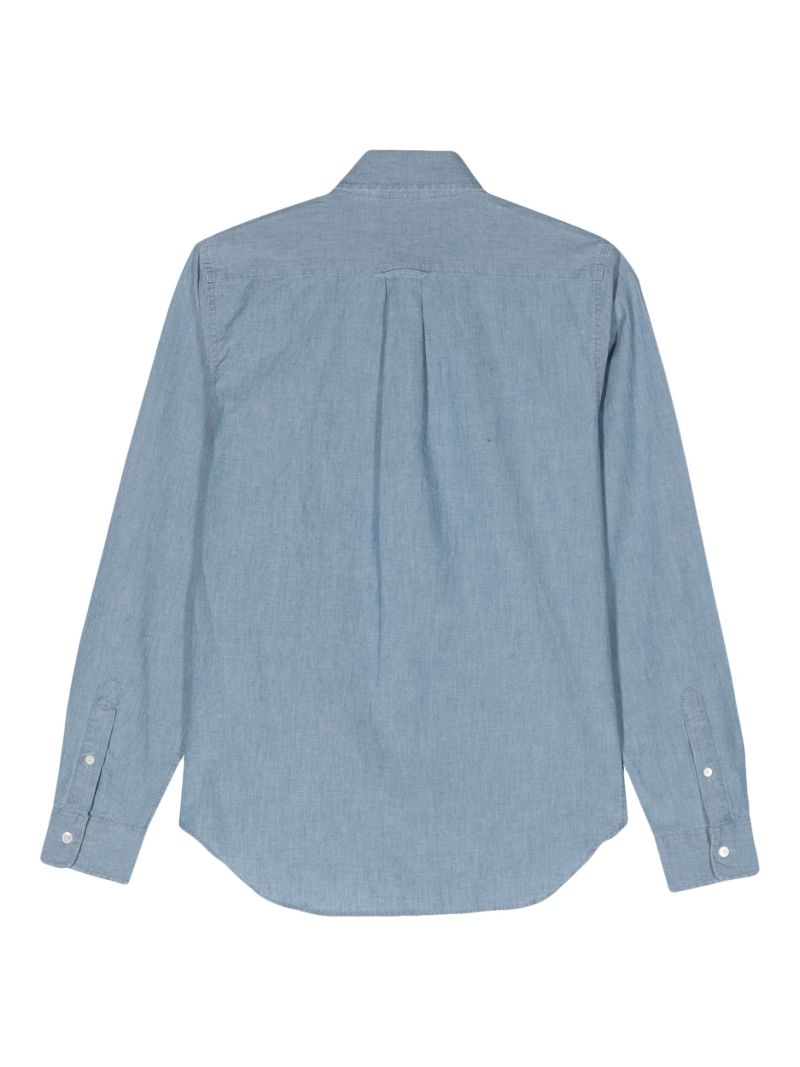 Blue Fox Head Chambray Shirt