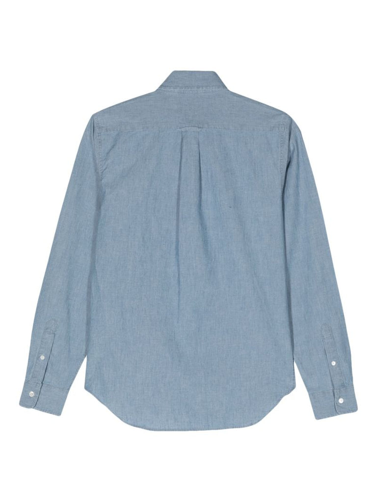 Blue Fox Head Chambray Shirt