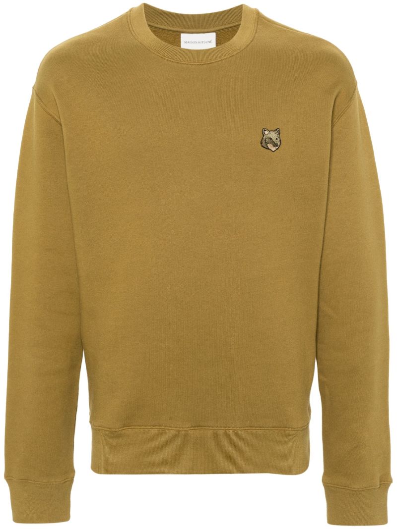 Green Bold Fox Head Sweatshirt