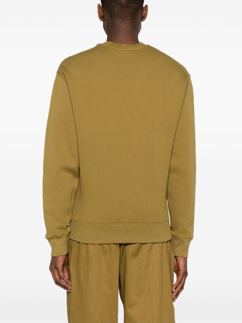 Green Bold Fox Head Sweatshirt