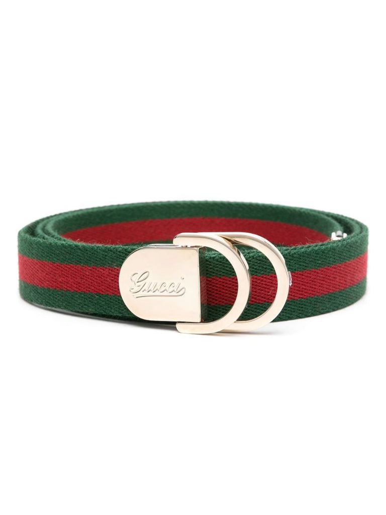 Green Web-trim Buckle Belt