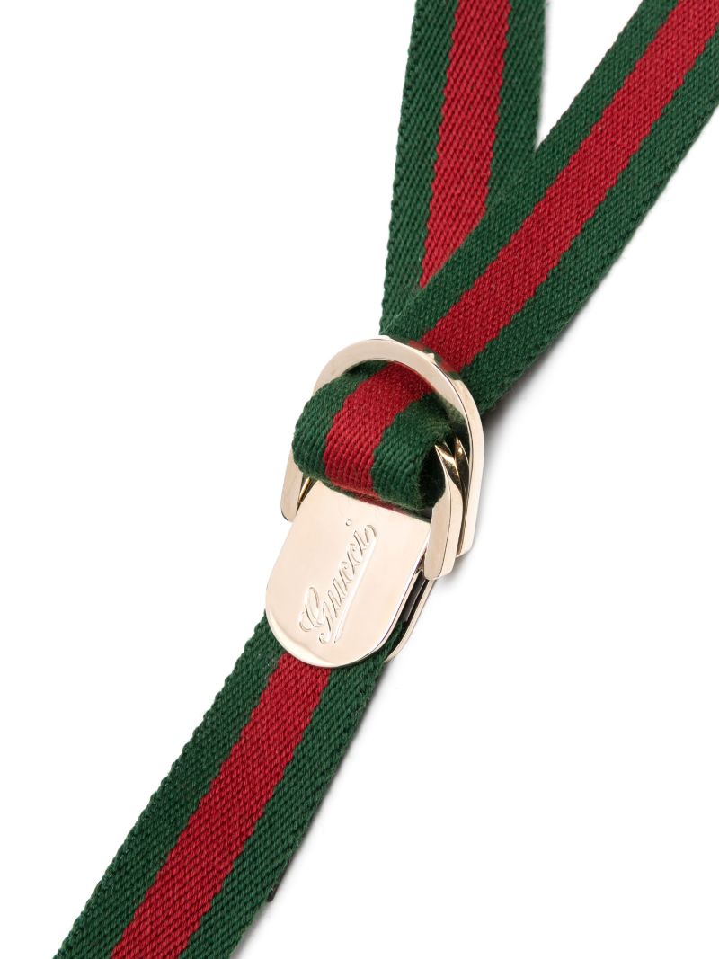 Green Web-trim Buckle Belt