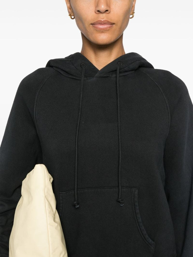 Black Naoki Cotton Hoodie