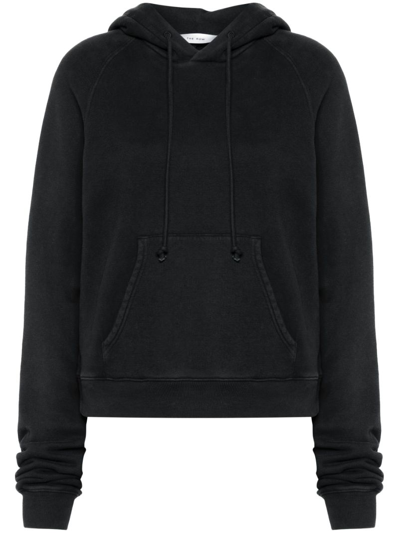 Black Naoki Cotton Hoodie