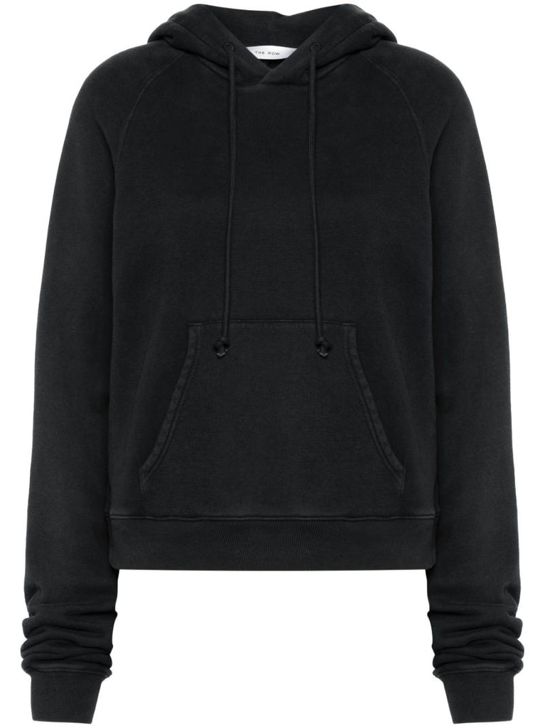 Black Naoki Cotton Hoodie