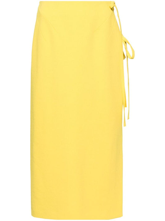 Yellow Reve Pencil Skirt