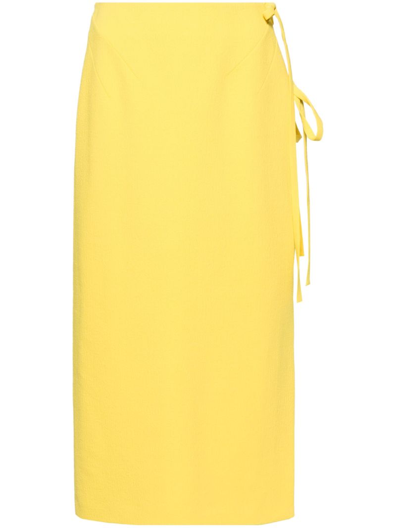Yellow Reve Pencil Skirt
