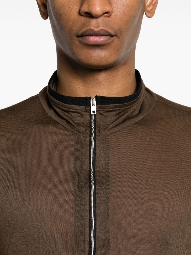 Brown Sidur Semi-sheer Cardigan