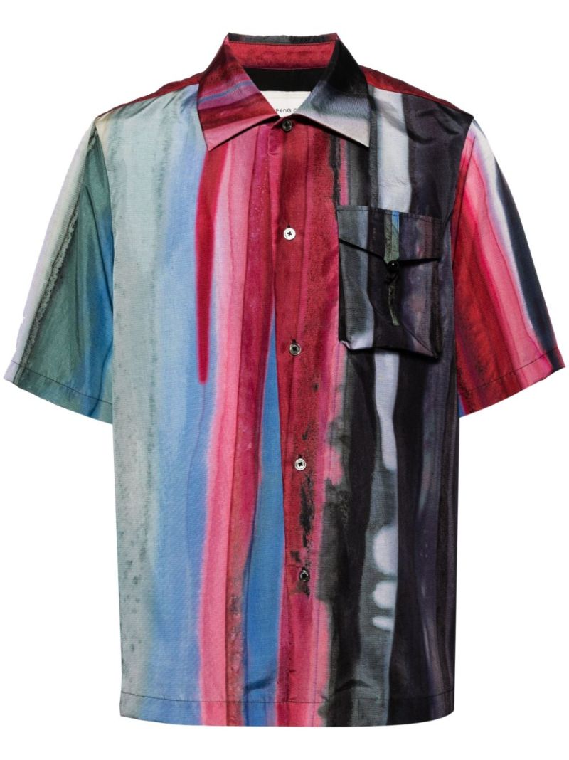 Multicolour Printed Cotton Shirt