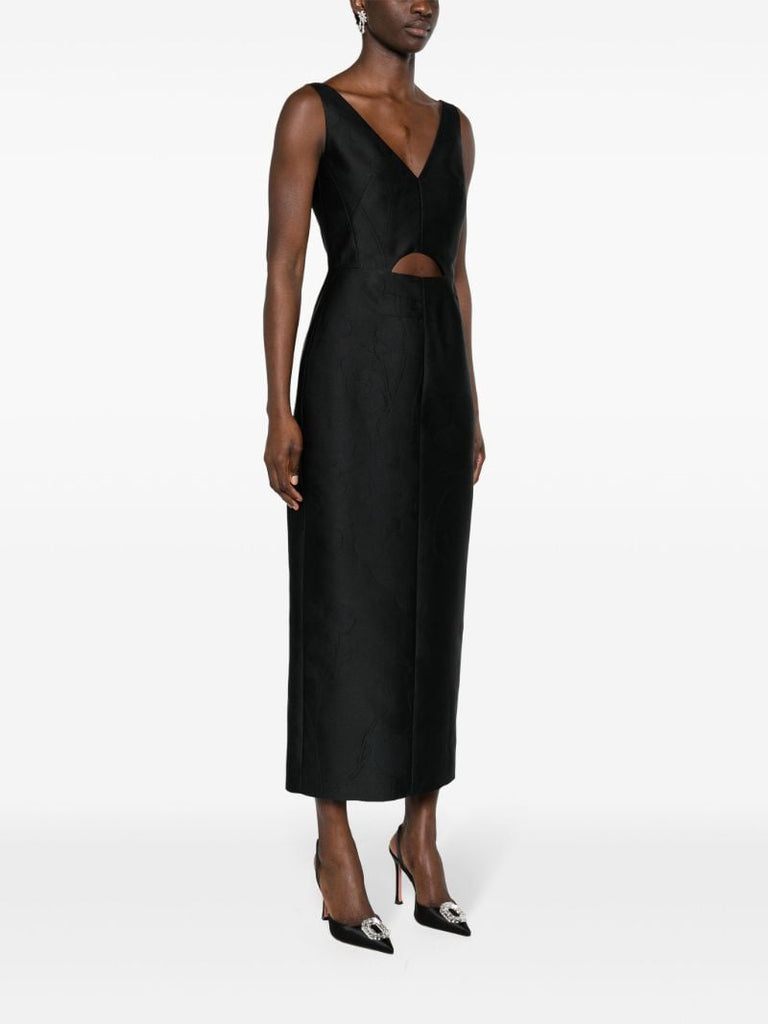 Black Illyse CloquÃ_x0083_Â© Midi Dress