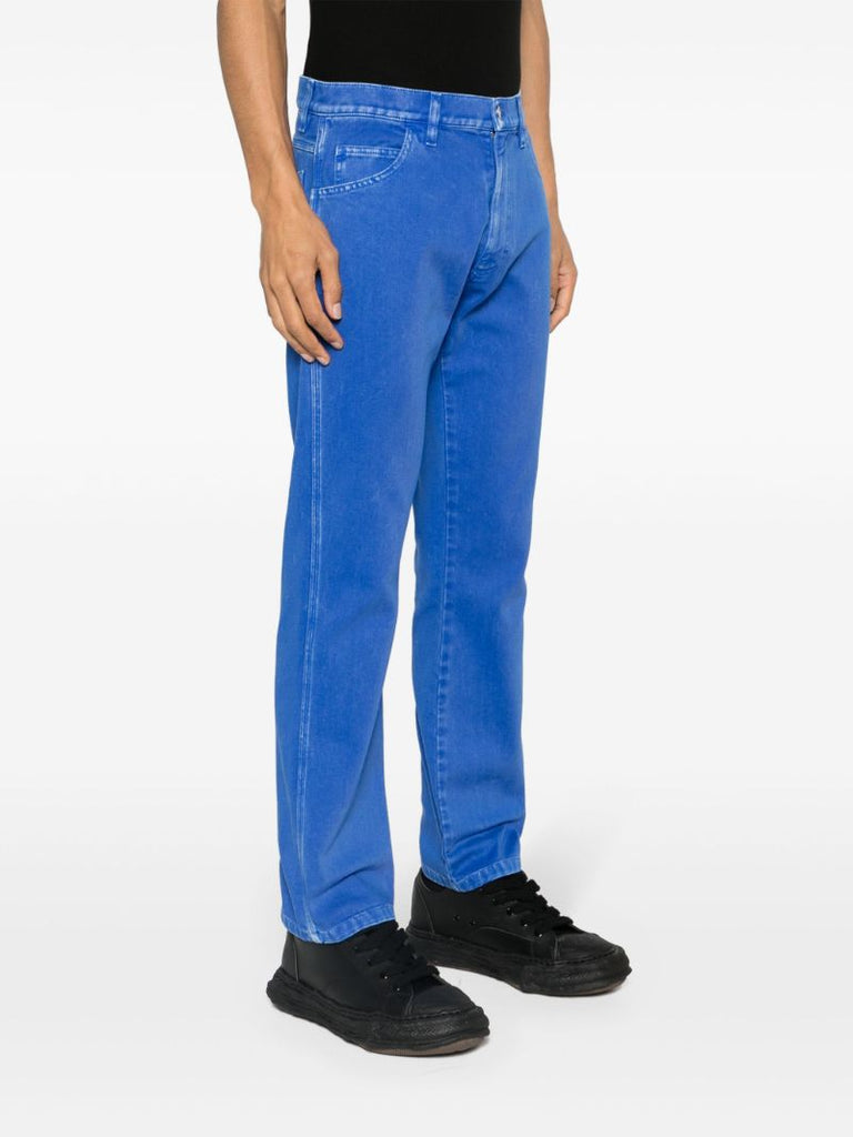 Blue Mokollur Straight-leg Jeans