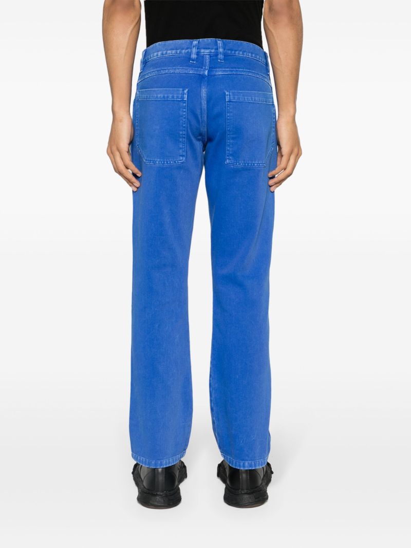 Blue Mokollur Straight-leg Jeans