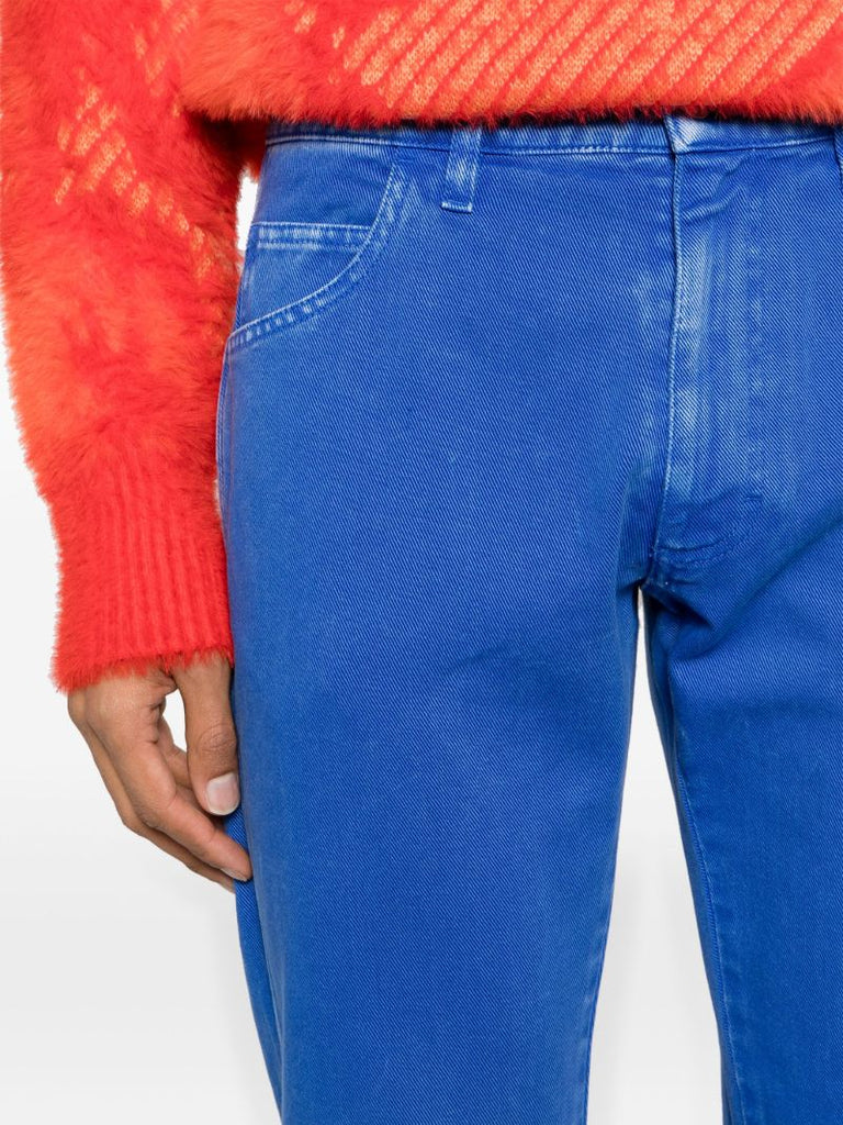 Blue Mokollur Straight-leg Jeans