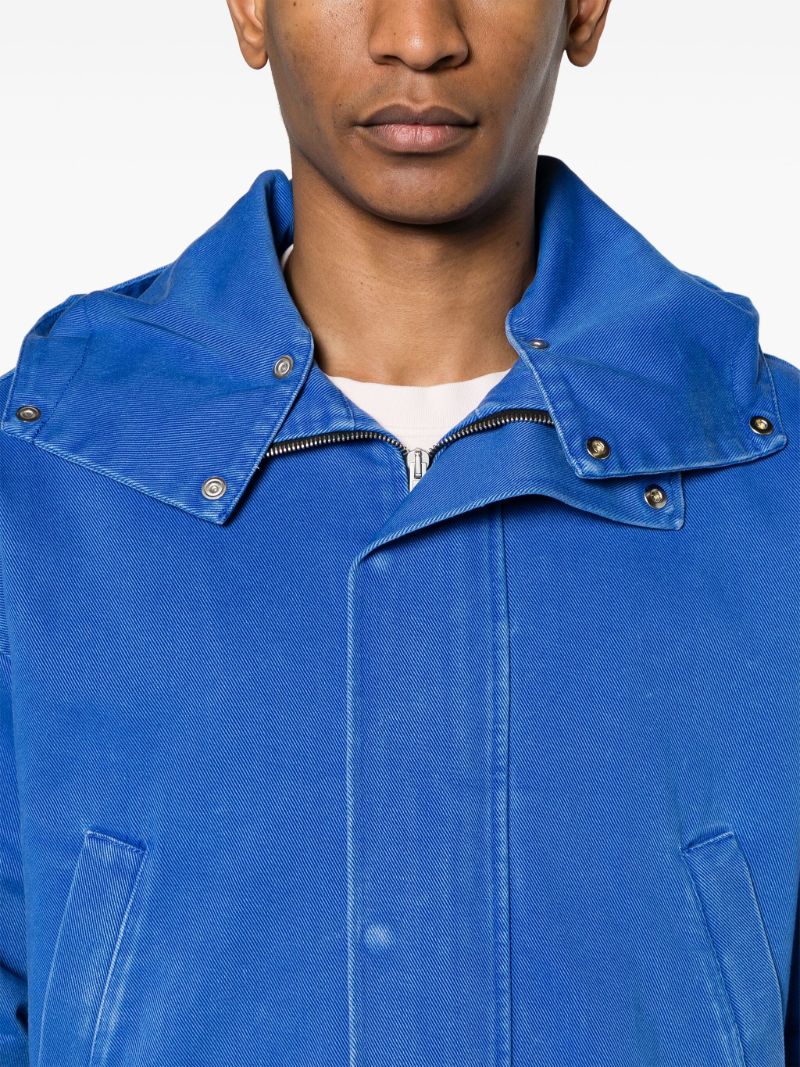 Blue Myrkur Twill Hooded Jacket