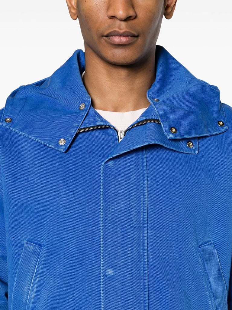 Blue Myrkur Twill Hooded Jacket