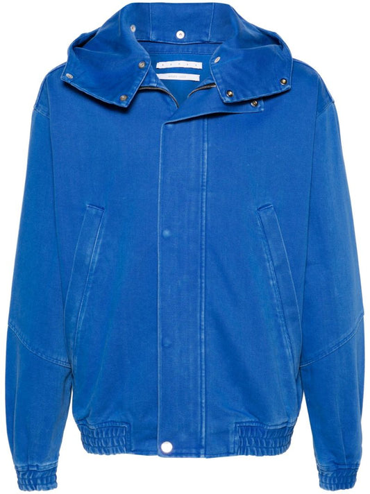 Blue Myrkur Twill Hooded Jacket