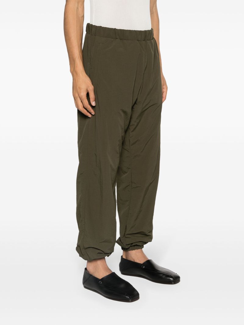Green Leggur Straight-leg Track Pants
